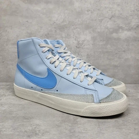 Nike Blazer Mid 77 Vintage Mens 9.5 Celestine Blue FD0304-400 Athletic Sneakers - Picture 1 of 8